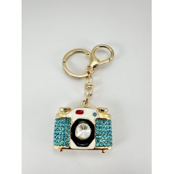 Fotoğraf Makinesi Mavi Anahtarlık